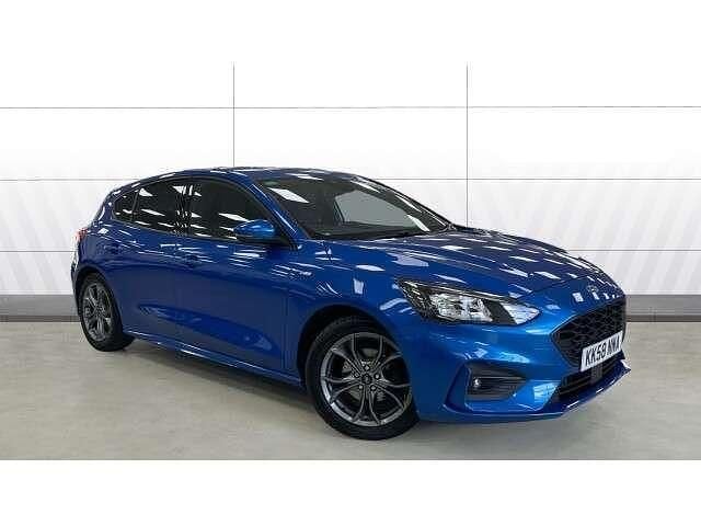 Blue Used 2020 Ford Focus ST-Line Hatchback | £12,955 (Fair price) - Image 1/4