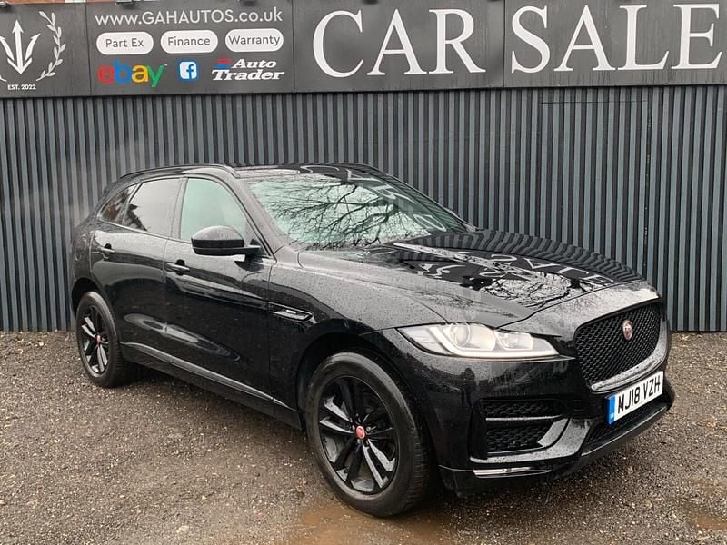 Used Jaguar F-Pace R-Sport 180 HP (132 kW) 2018 Black SUV
