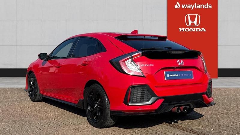 Used Honda Civic Sport 182 HP (133 kW) 2018 Red Hatchback