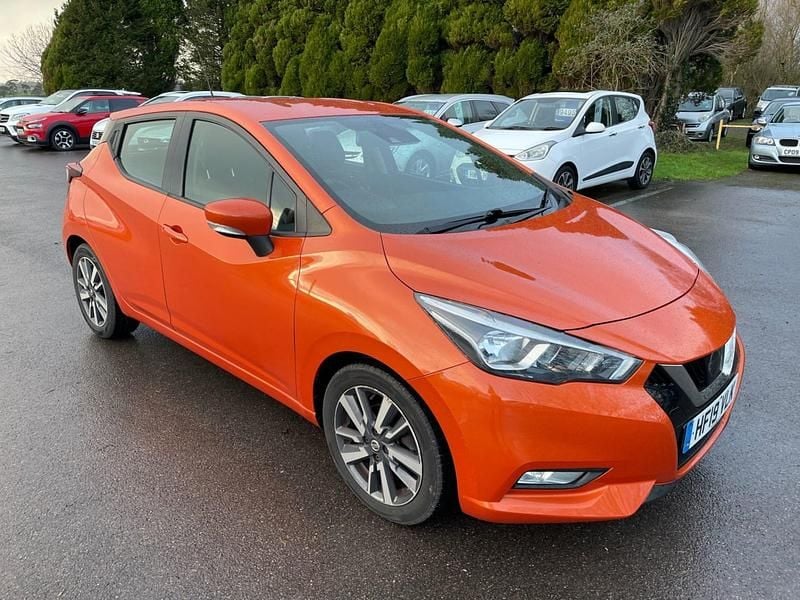 Orange Used 2019 Nissan Micra Acenta Hatchback | £7,495 (Fair price) - Image 1/4