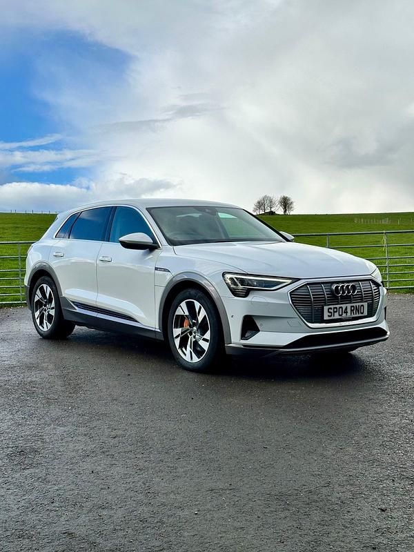 Used Audi e-tron Advanced 300 kW (408 HP) 2019 White SUV