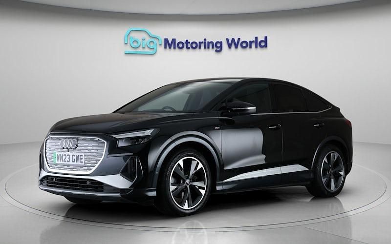 Used Audi Q4 Sportback e-tron S-Line 125 kW (170 HP) 2022 Black SUV