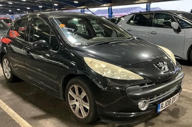 Black Used 2008 Peugeot 207 Sport Hatchback | £2,400 (Fair price) - Image 1/1