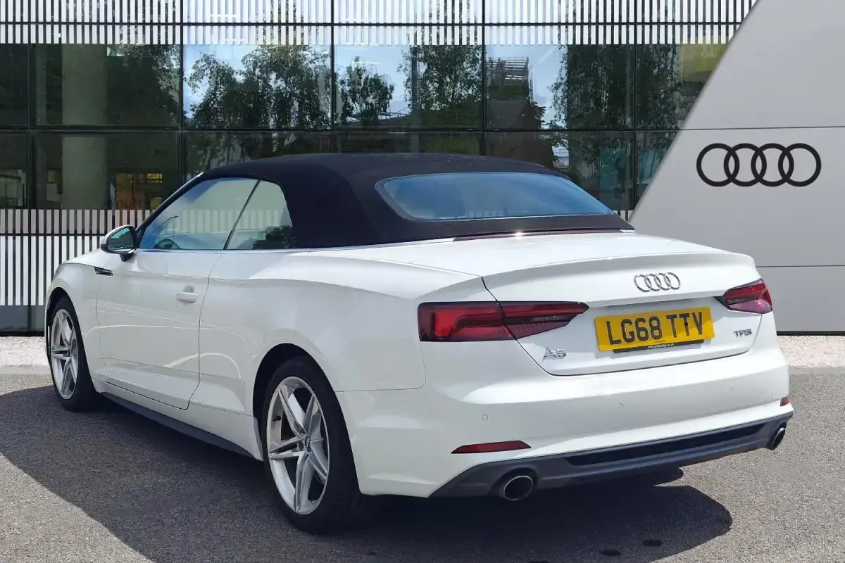 Used Audi A5 Cabriolet S-Line 2018 White Cabriolet