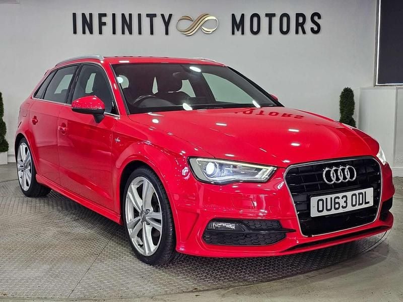 Used Audi A3 Sportback S-Line 2013 Red Hatchback