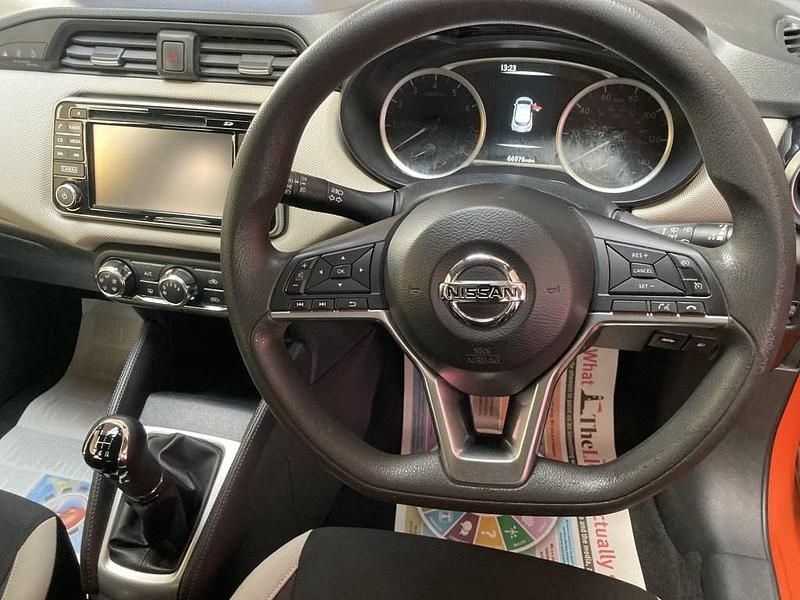 Used Nissan Micra Acenta 2017 Orange Hatchback