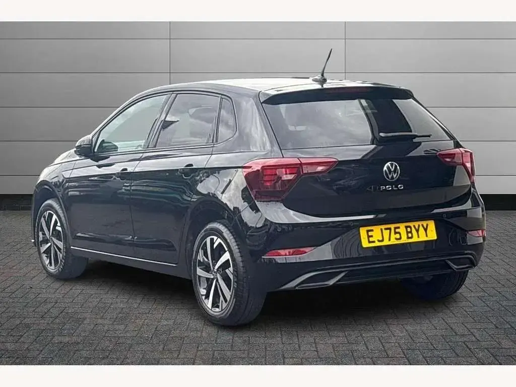 Used VW Polo Match 95 HP (69 kW) 2025 Black Hatchback