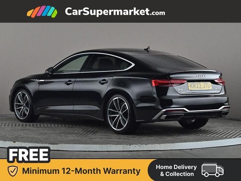 Used Audi A5 S-Line 2022 Black Hatchback