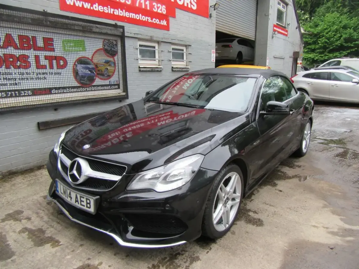 Used Mercedes E220 AMG 2014 Black Cabriolet