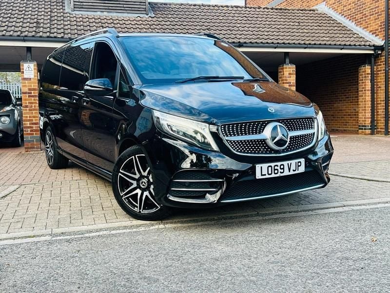 Black Used 2019 Mercedes V220 AMG line MPV | £39,891 (Expensive) - Image 1/4