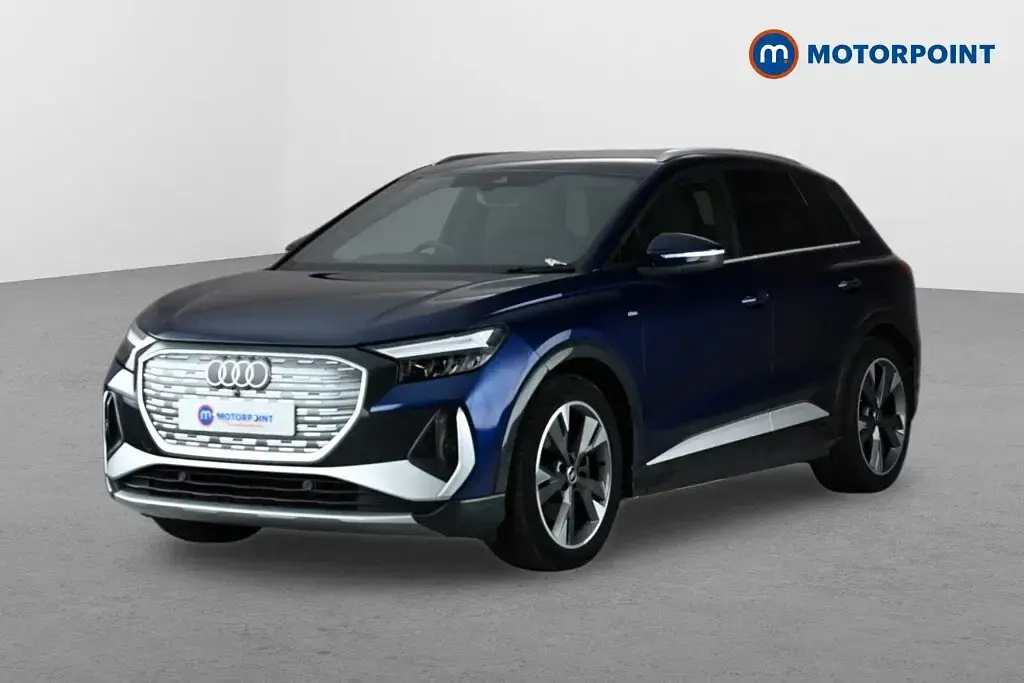 Used Audi Q4 e-tron S-Line 150 kW (204 HP) 2023 Blue SUV
