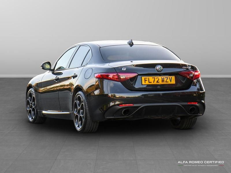 Black Used 2022 Alfa Romeo Giulia Veloce Sedan | £29,696 (Expensive) - Image 1/3