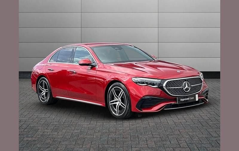 Red Used 2024 Mercedes E220 AMG Line Premium Sedan | £41,185 - Image 1/4