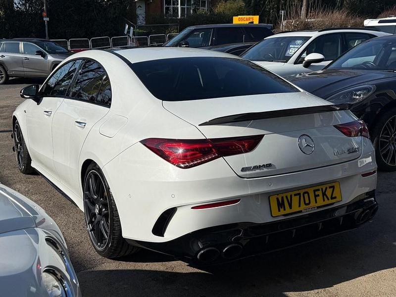 Used Mercedes CLA45 AMG AMG 421 HP (309 kW) 2020 White Coupe