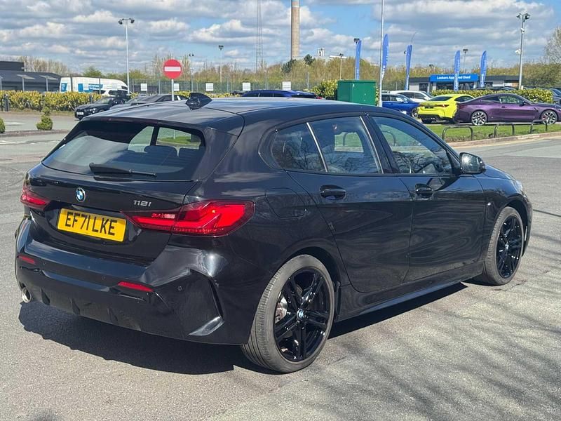 Used BMW 118 M Sport 134 HP (98 kW) 2022 Black Hatchback