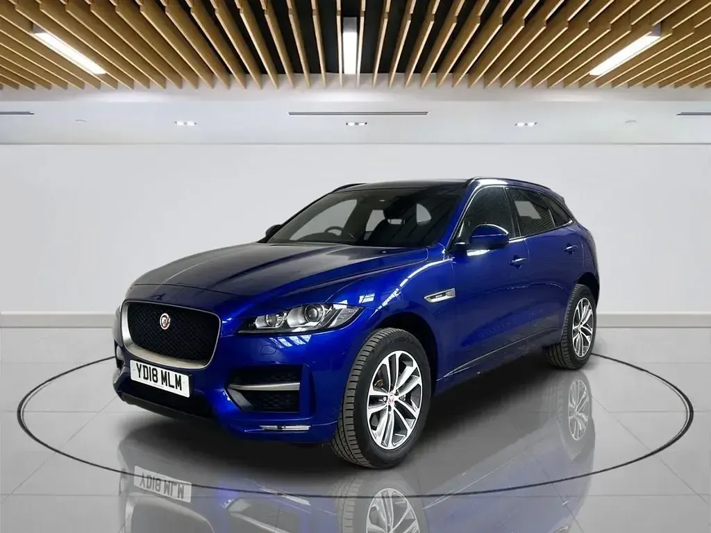 Second-hand Jaguar F-Pace R-Sport 180 CP (132 kW) 2018 Albastru SUV
