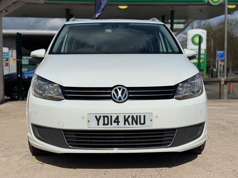 Used VW Touran SE 105 HP (77 kW) 2014 White MPV