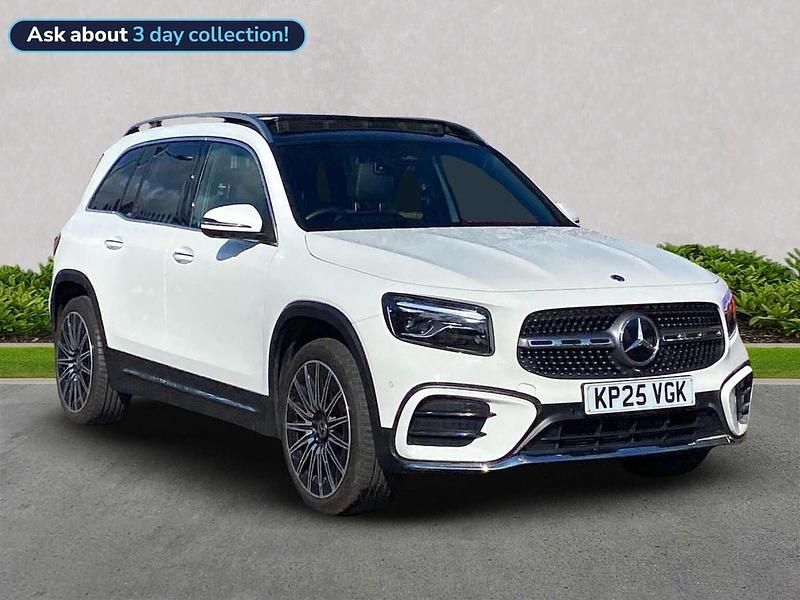 White Used 2025 Mercedes GLB200 AMG Line Premium Plus SUV | £40,689 - Image 1/4