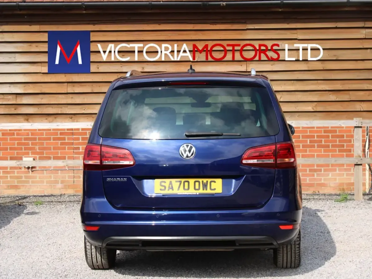 Used VW Sharan SE 150 HP (110 kW) 2020 Blue MPV