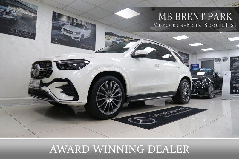 White Used 2023 Mercedes GLE450 AMG AMG line Estate | £59,000 - Image 1/3