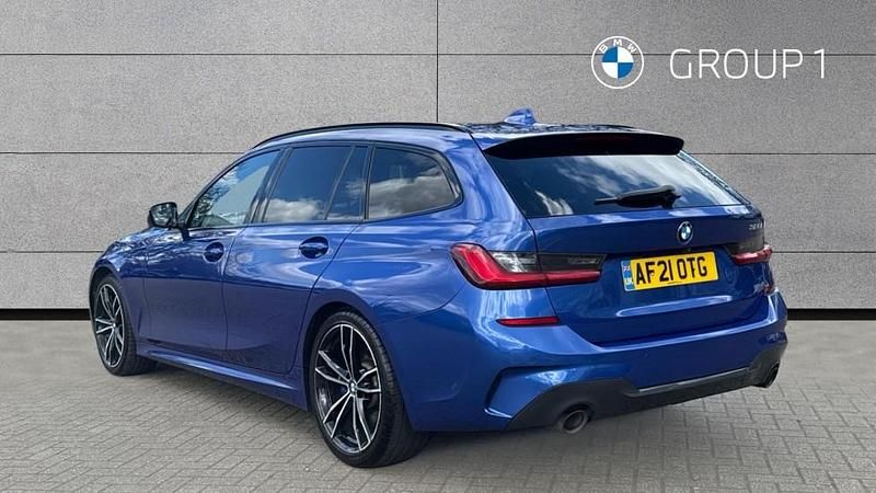 Used BMW 320 M Sport 181 HP (133 kW) 2021 Blue Estate