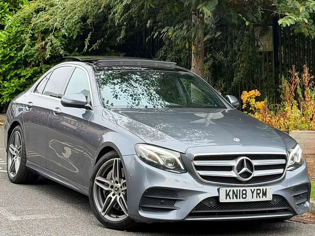 Used Mercedes E350 AMG Line Premium Plus 2018 Grey Sedan