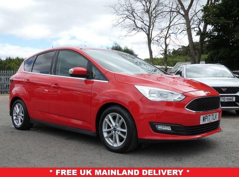 Red Used 2017 Ford C-MAX Zetec MPV | £8,495 (Fair price) - Image 1/4