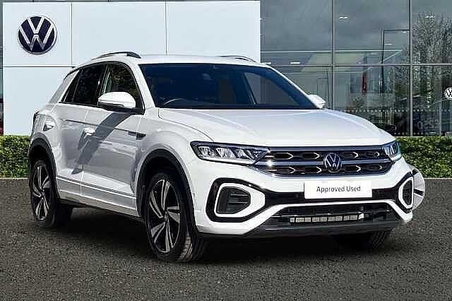 White Used 2025 VW T-Roc R-line SUV | £27,730 (Fair price) - Image 1/4