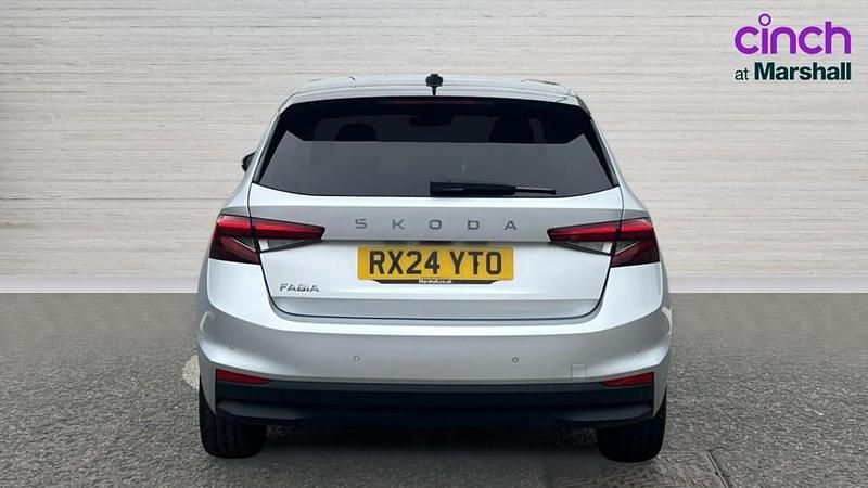 Used Skoda Fabia Colour Edition 116 HP (85 kW) 2024 Brilliant silver metallic black magic pearl effect Hatchback