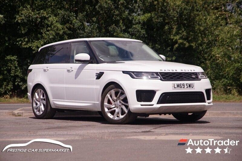 White Used 2019 Land Rover Range Rover Sport Dynamic SUV | £27,599 (Expensive) - Image 1/4