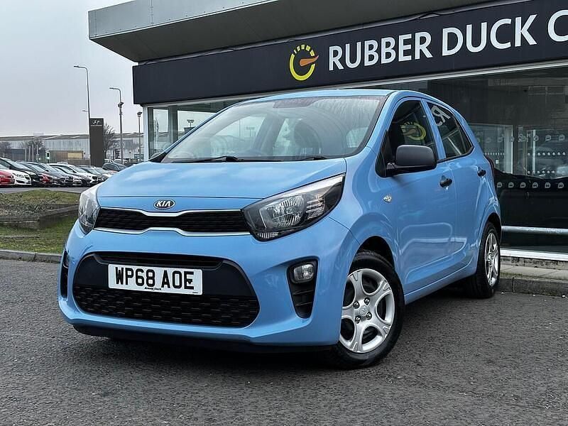 Used Kia Picanto 66 HP (48 kW) 2018 Blue Hatchback