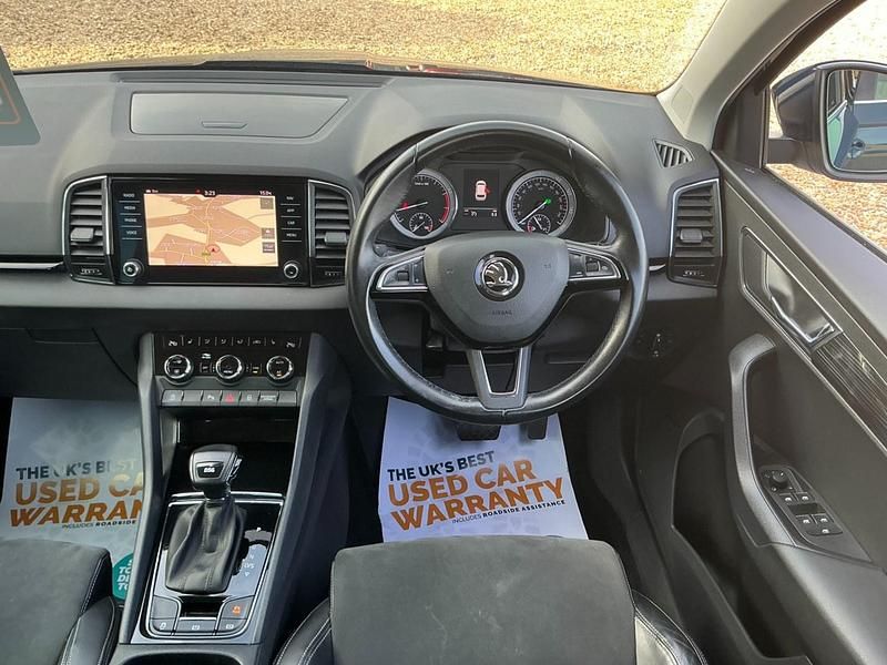 Used Skoda Karoq SE L 150 HP (110 kW) 2018 Blue SUV