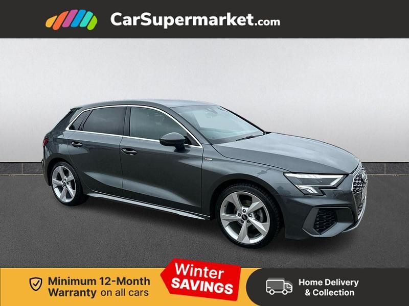 Grey Used 2022 Audi A3 S-Line Hatchback | £19,197 (Fair price) - Image 1/3