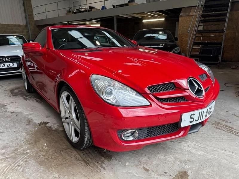 Red Used 2011 Mercedes SLK200 Cabriolet | £5,490 (Fair price) - Image 1/3
