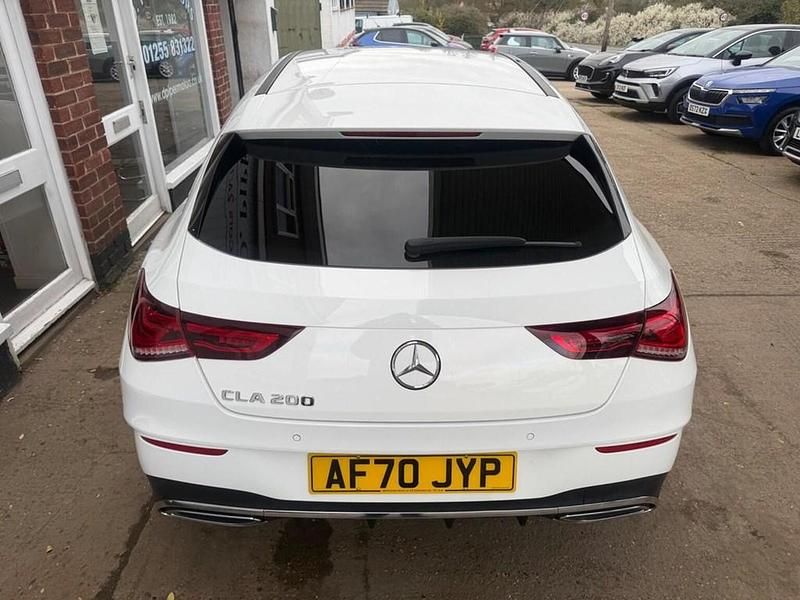 Used Mercedes CLA200 Shooting Brake AMG line 2020 White Estate