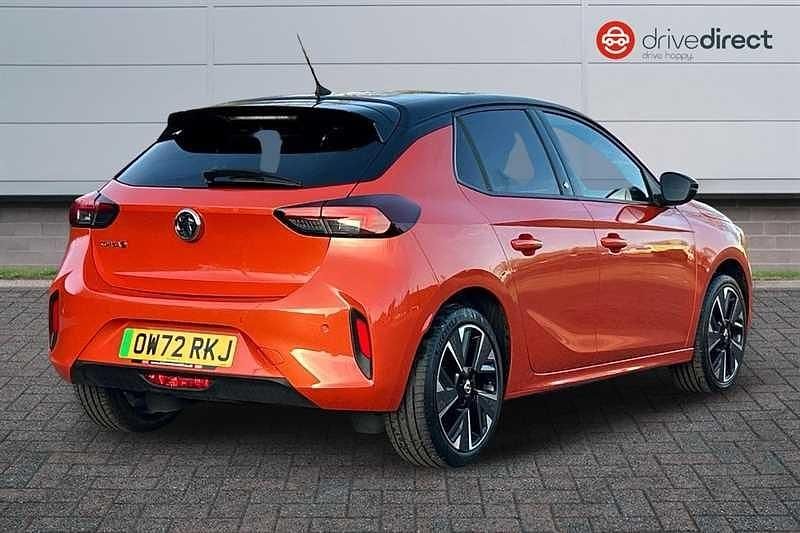 Used Vauxhall Corsa-e GS Line 100 kW (136 HP) 2022 Orange Hatchback