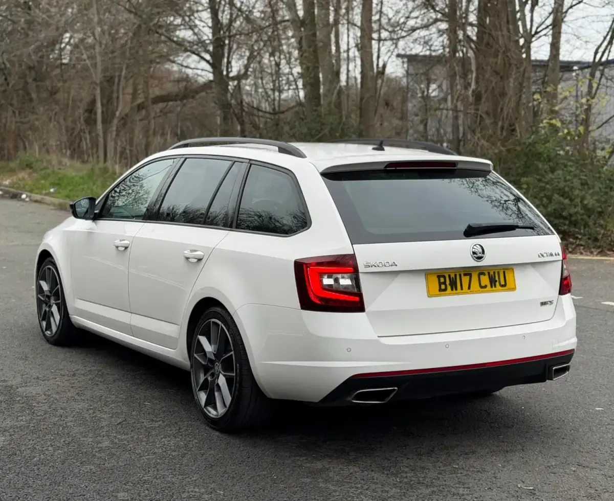 Used Skoda Octavia vRS 2017 White Estate