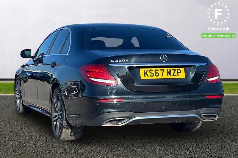 Used Mercedes E220 AMG line 194 HP (142 kW) 2017 Black Sedan
