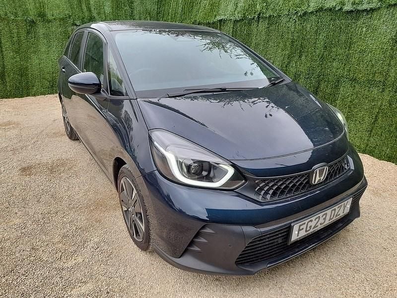 Begagnad Honda Jazz Advance 2023 Blå Halvkombi