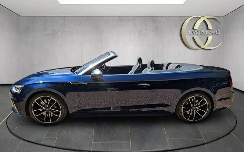 Used Audi S5 Cabriolet 354 HP (260 kW) 2017 Blue Cabriolet