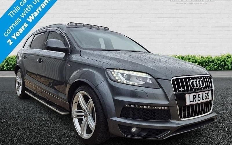 Grey Used 2014 Audi Q7 S-line plus SUV | £14,950 (Fair price) - Image 1/4