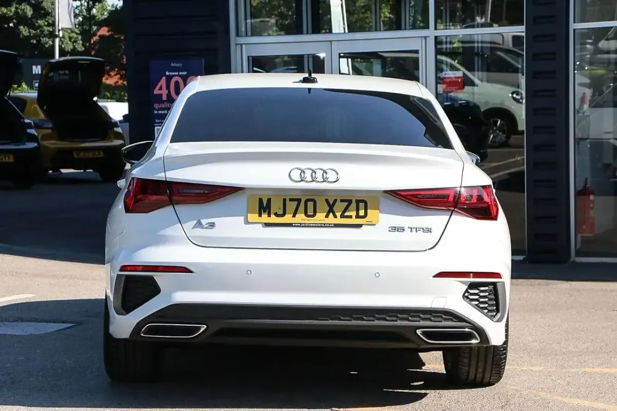 Used Audi A3 S-Line 148 HP (108 kW) 2020 White Sedan