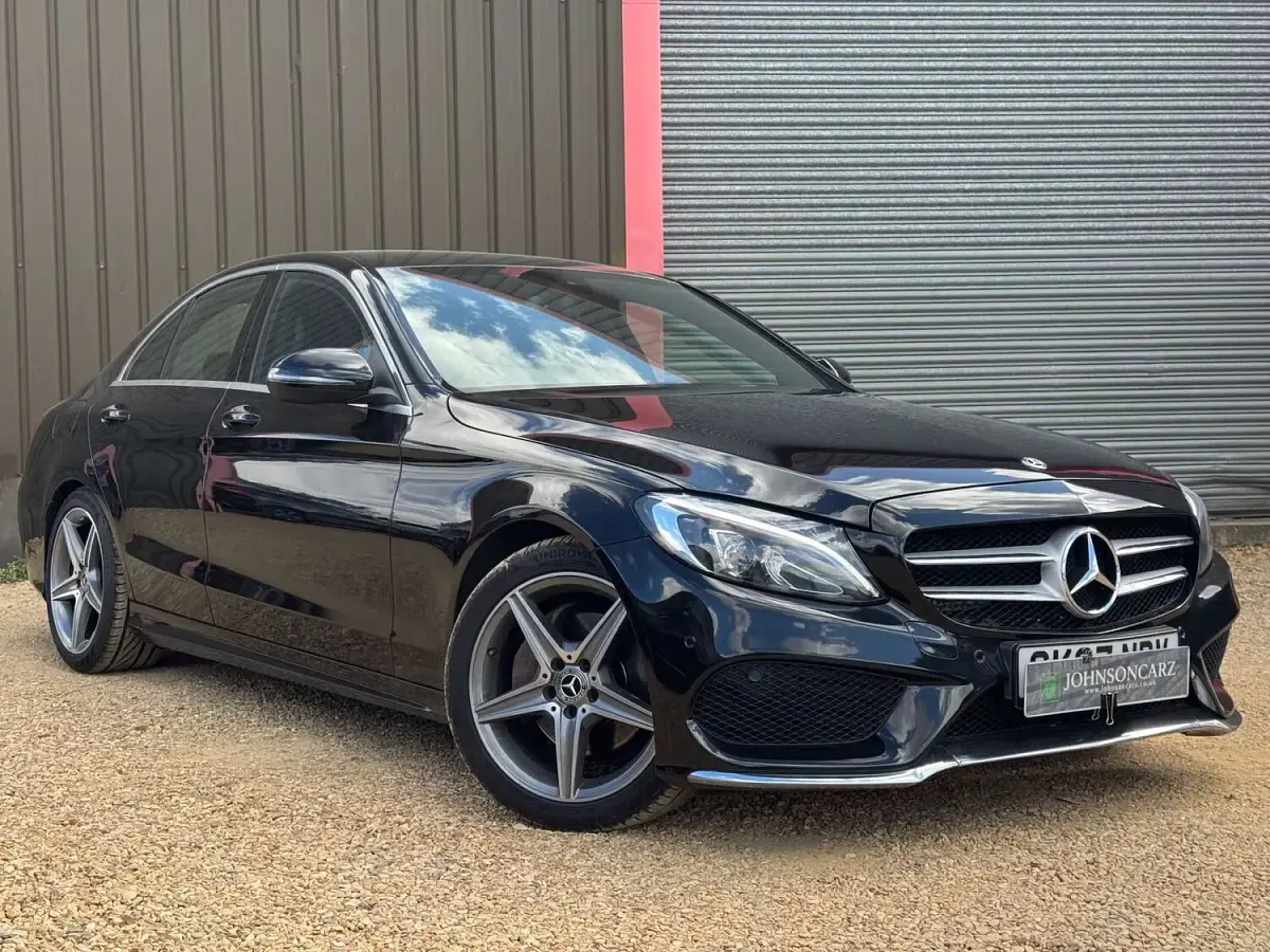 Used Mercedes C220 AMG line 2017 Black Sedan