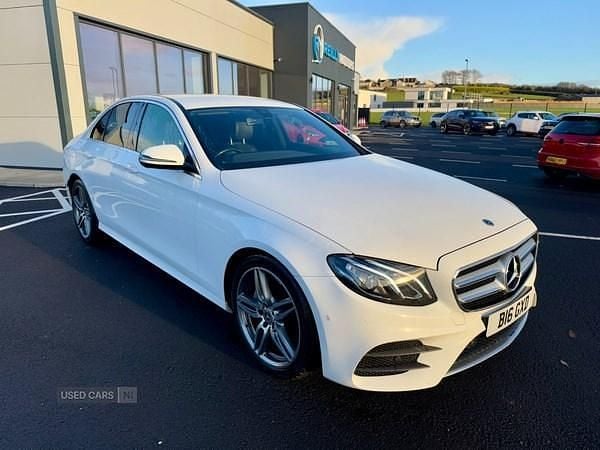 White Used 2018 Mercedes E220 AMG line Sedan | £16,995 (Fair price) - Image 1/4