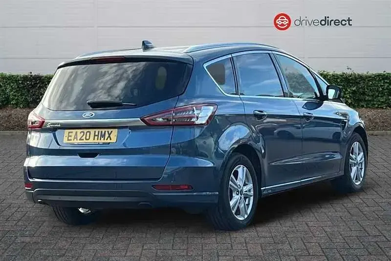 Begagnad Ford S-MAX Titanium 150 HK (110 kW) 2020 Blå Minibuss