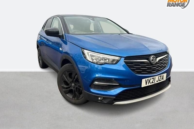 Used Vauxhall Grandland X SRi 130 HP (95 kW) 2021 Blue SUV