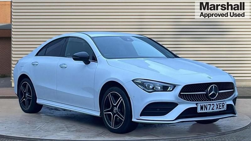 White Used 2022 Mercedes CLA250e AMG Line Premium Sedan | £19,064 (Fair price) - Image 1/4