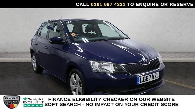 Used Skoda Fabia SE 75 HP (55 kW) 2017 Blue Hatchback
