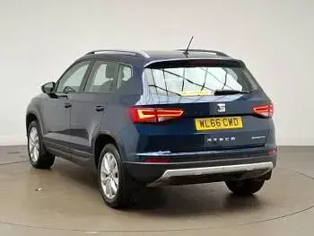 Begagnad Seat Ateca Ecomotive 115 HK (84 kW) 2017 Blå SUV