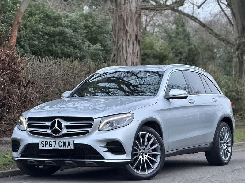 Used Mercedes GLC220 AMG line 170 HP (125 kW) 2018 Silver SUV